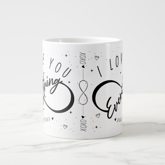 Grande Tasse Je t'aime tout & au-delà (Love Mugs) (Devant)