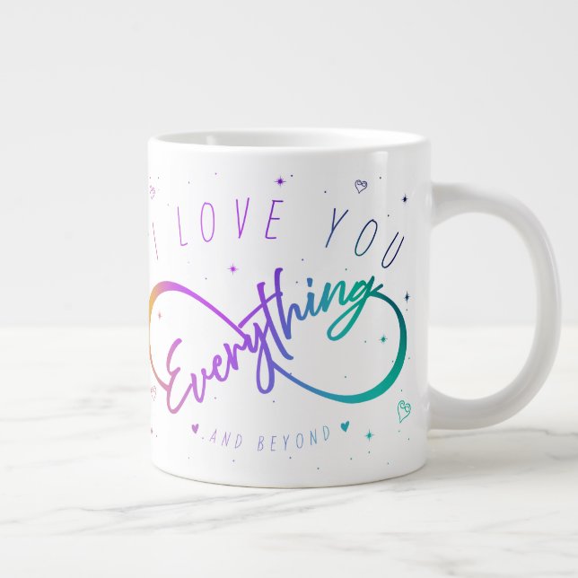 Grande Tasse Je t'aime tout & au-delà (Love Mugs) (Droite)