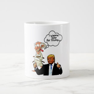 Grande Tasse "Je veux voter"