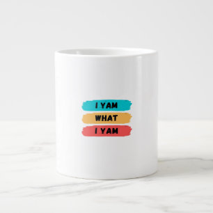 Grande Tasse Je Yam Ce Que Je Yam Funny Classic