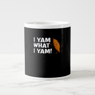 Grande Tasse Je Yam Ce Que Je Yam Funny Food Lover Classique