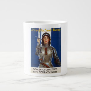 Grande Tasse Jeanne d'Arc : La Pucelle d'Orléans, héroïne cheva