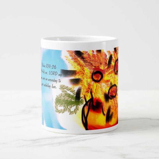 Grande Tasse Jésus amour (Devant)