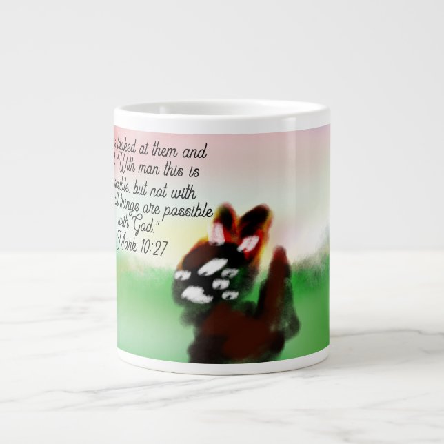 Grande Tasse jesus amour  (Devant)