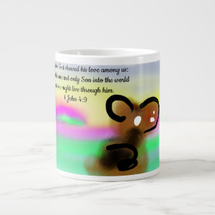 Grande Tasse jesus amour monde
