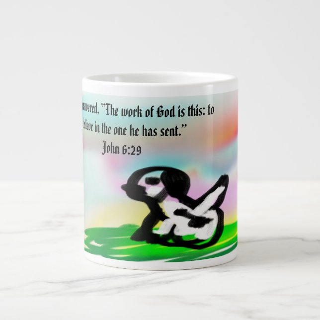 Grande Tasse jesus amour pour toujours  (Devant)