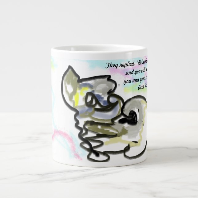 Grande Tasse jésus croyez  (Devant)
