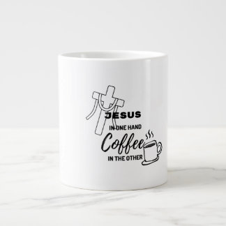 Grande Tasse Jésus d'un côté, Café de l'autre