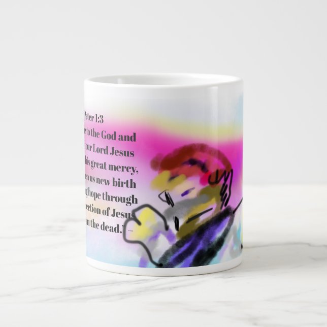 Grande Tasse jesus est ressuscité  (Devant)