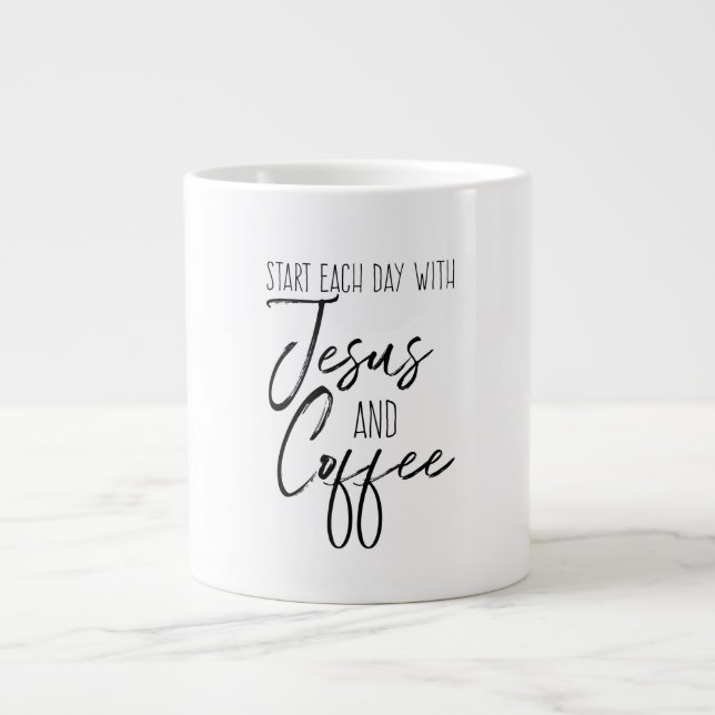 Grande Tasse Jésus et la confiture de café (Devant)
