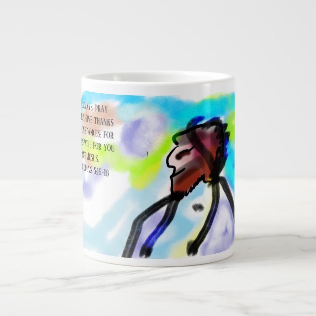 Grande Tasse jésus ici (Devant)