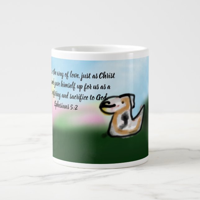Grande Tasse jésus ici à pied (Devant)