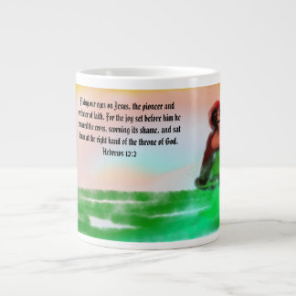 Grande Tasse Jésus l'oeil sur