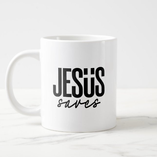 GRANDE TASSE JÉSUS SAUVE (Gauche)