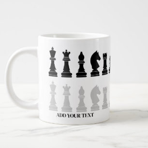 Grande Tasse Jeu d'échecs moderne personnalisé