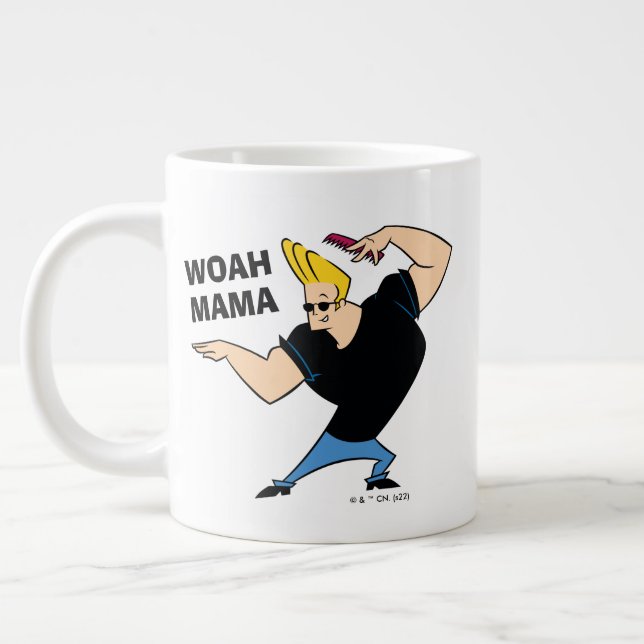 Grande Tasse Johnny Bravo Coiffure (Gauche)