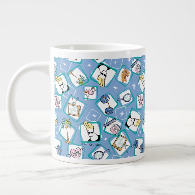 Grande Tasse Johnny Bravo Motif Icon (Gauche)