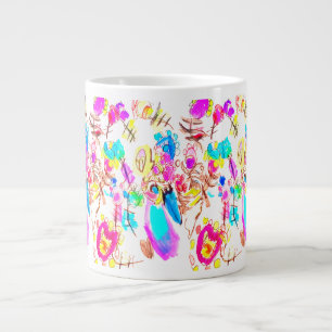 Grande Tasse Joie de paon gentil 