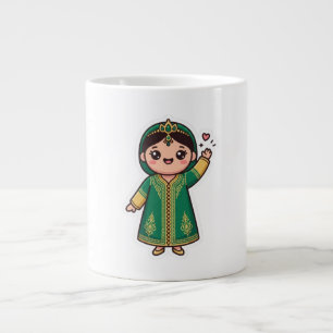 Grande Tasse Joli Caftan Marocain Kawaii Robe Traditionnelle Ve