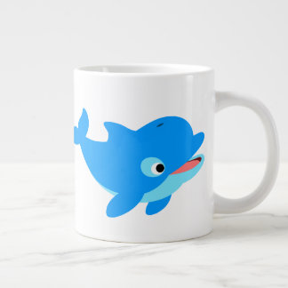 Grande Tasse Joli Dauphin de dessin