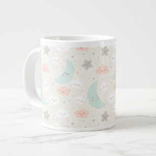 Grande Tasse Joli Motif Pastel Sky souriant