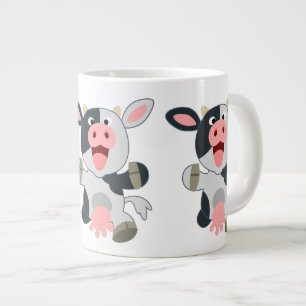 Grande Tasse Jolie vache caricaturale gaie