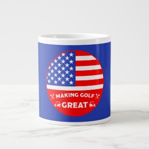 Grande Tasse Joueur de golf américain drôle