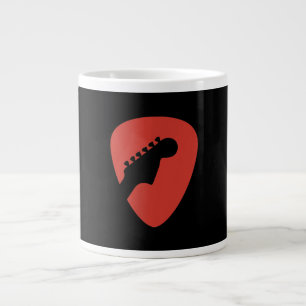Grande Tasse Joueur de guitare et amoureux musicien guitariste