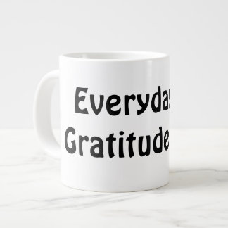 Grande Tasse Jour de la Gratitude Motivation minimaliste