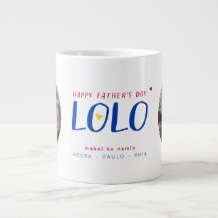 Grande Tasse Jour des pères philippin Photo personnalisée