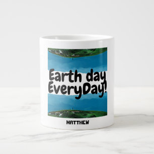 Grande Tasse jour des terres quotidien, devenez écolo, science