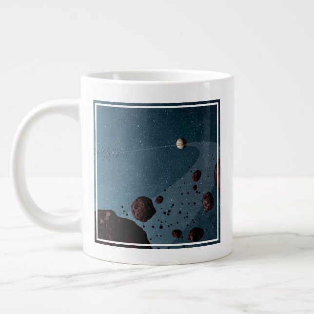 Grande Tasse Jovian Trojans Astéroïdes. (Gauche)
