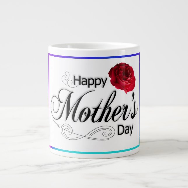 Grande Tasse Joyeuse Fête des Mères (Devant)
