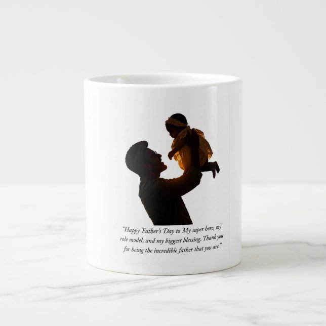 Grande Tasse Joyeuse Fête des Pères (Devant)