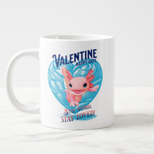 Grande Tasse Joyeuse Saint-Valentin Restez bizarre restez aimé