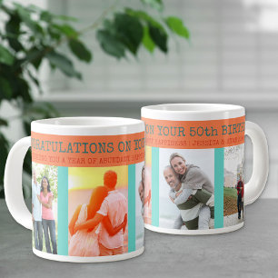 Grande Tasse Joyeux 50e Anniversaire 4 Photo