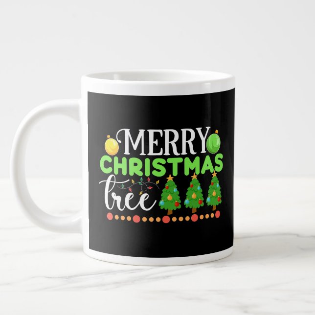 Grande Tasse Joyeux arbre de Noël-34564 (Gauche)