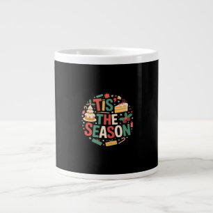 Grande Tasse Joyeux Arbre de Noël - C'est la Saison