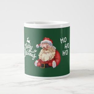Grande Tasse Joyeux café de Noël Mug, Père Noël