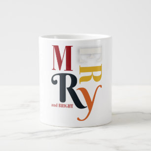 Grande Tasse Joyeux Joyeux et Vintage brillant rétro
