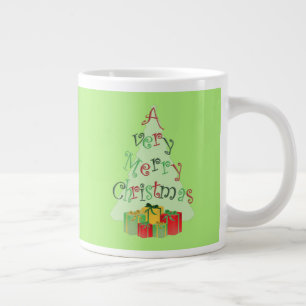 Grande Tasse Joyeux Noël Arbre Musique de Noël