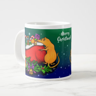 Grande Tasse Joyeux Noël avec Rat Prince