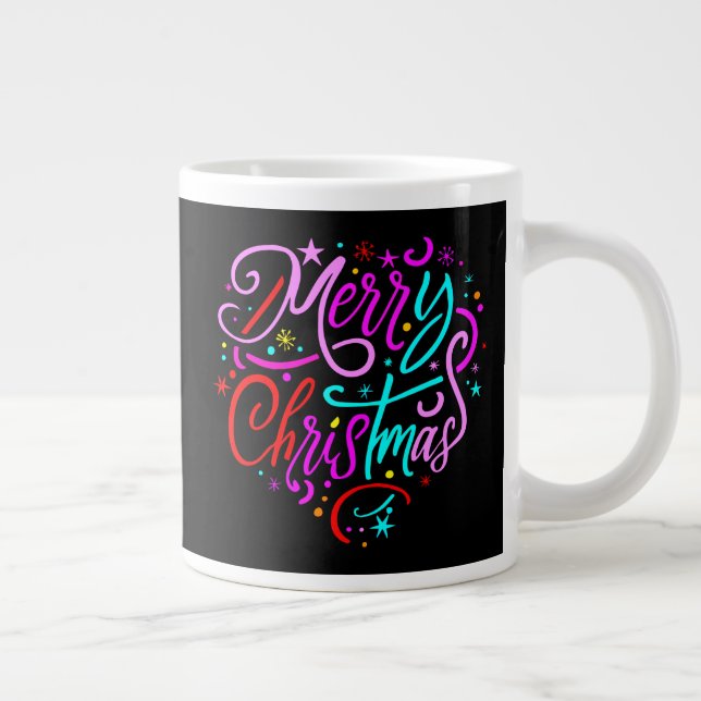 Grande Tasse Joyeux Noël - Designs de Noël (Droite)