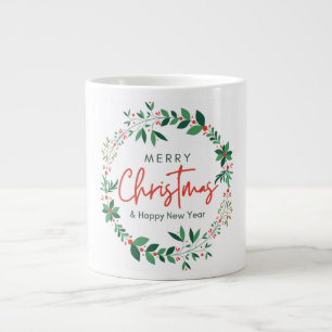Grande Tasse Joyeux Noël et bonne nouvelle année Bougie de spéc