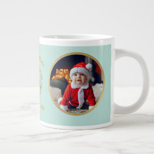 Grande Tasse Joyeux Noël et je t'aime Grand-mère   Deux Photos