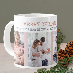 Grande Tasse Joyeux Noël Meilleure maman dans le monde 4 Photo