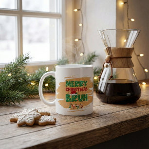 Grande Tasse Joyeux Noël nom personnalisé chapeau de Père Noël