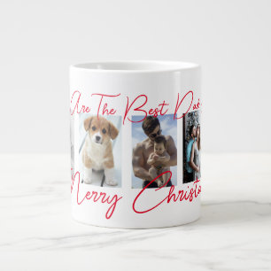 Grande Tasse Joyeux Noël tendance Meilleur papa Jamais Photo Co