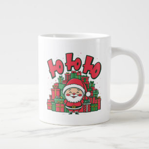 Grande Tasse Joyeux Père Noël de dessin animé Noël