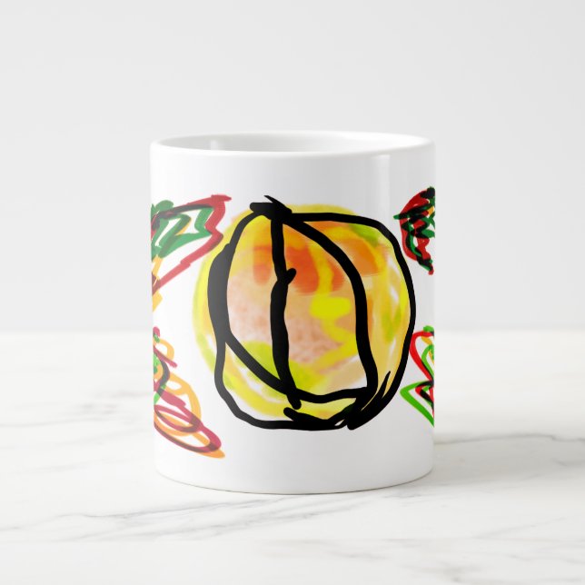 Grande Tasse Joyeux saison citrouille (Devant)